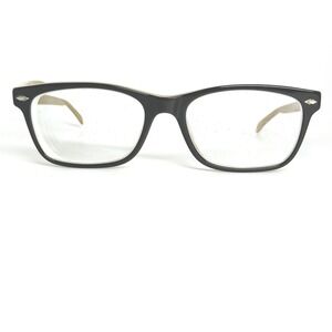 Baron BZ124 Brown Eyeglasses Frames 51-17-140 Rectangular Two Tone Glasses 21779